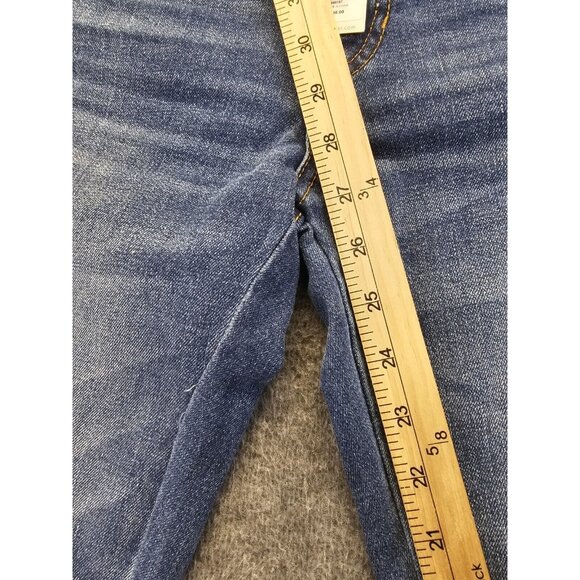 Harper Heritage Jeans Mid Rise Skinny Raw Hem Womens Size 26 - Picture 11 of 14